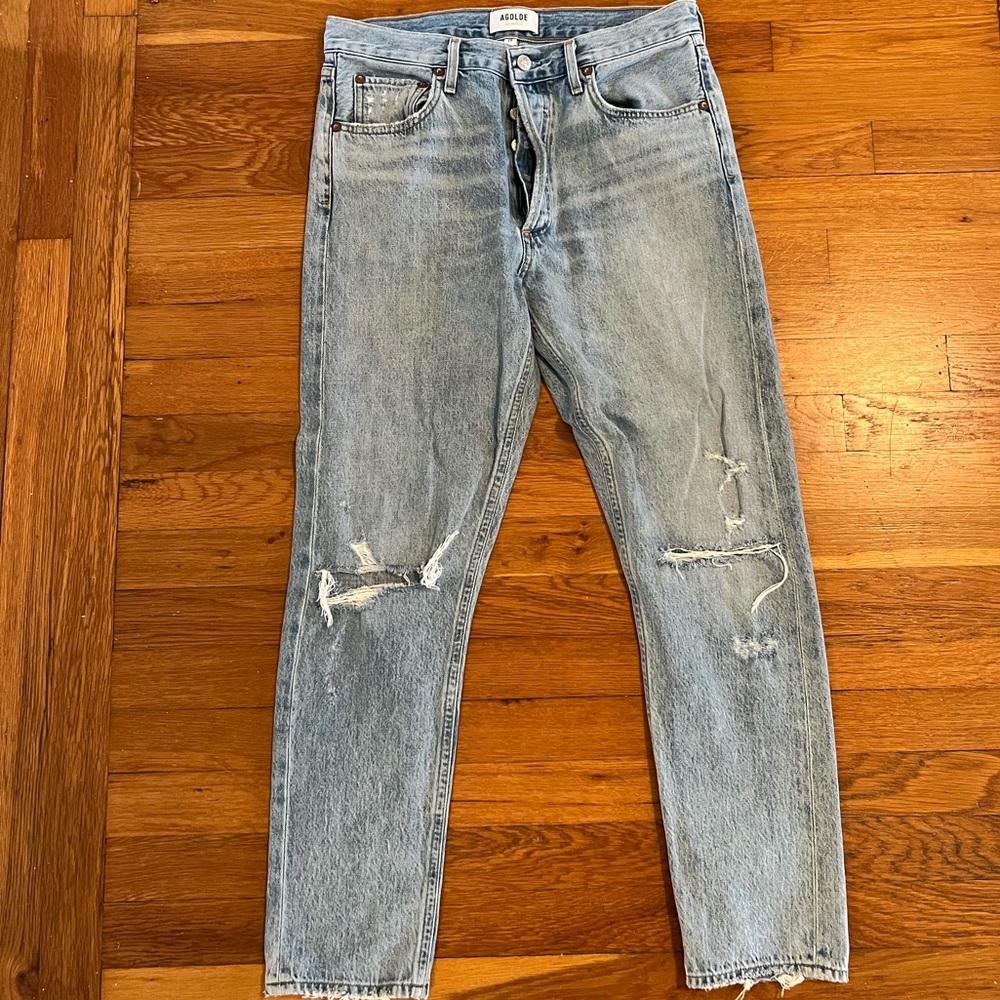 Agolde Jamie High Rise Tapered Jeans